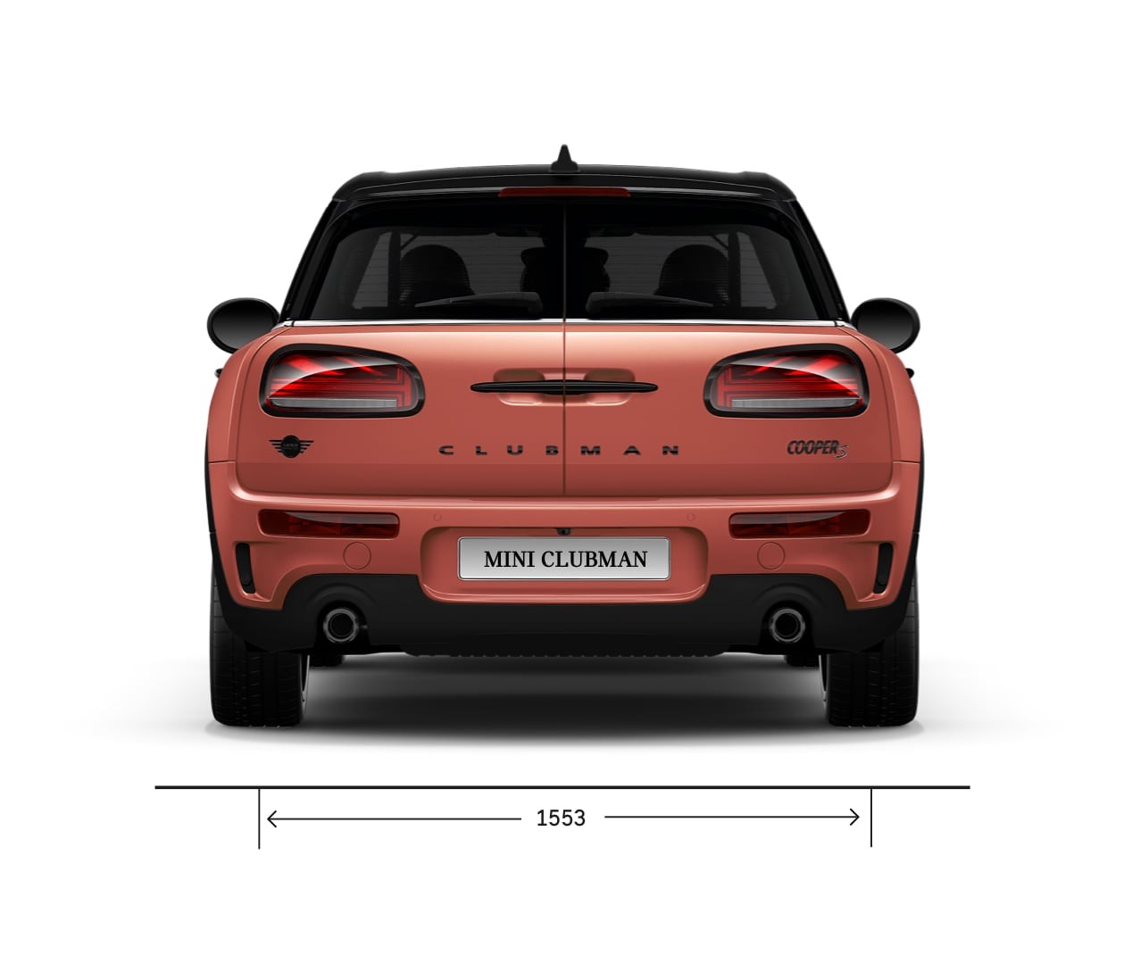 MINI Cooper – izgled pozadi – dimenzije